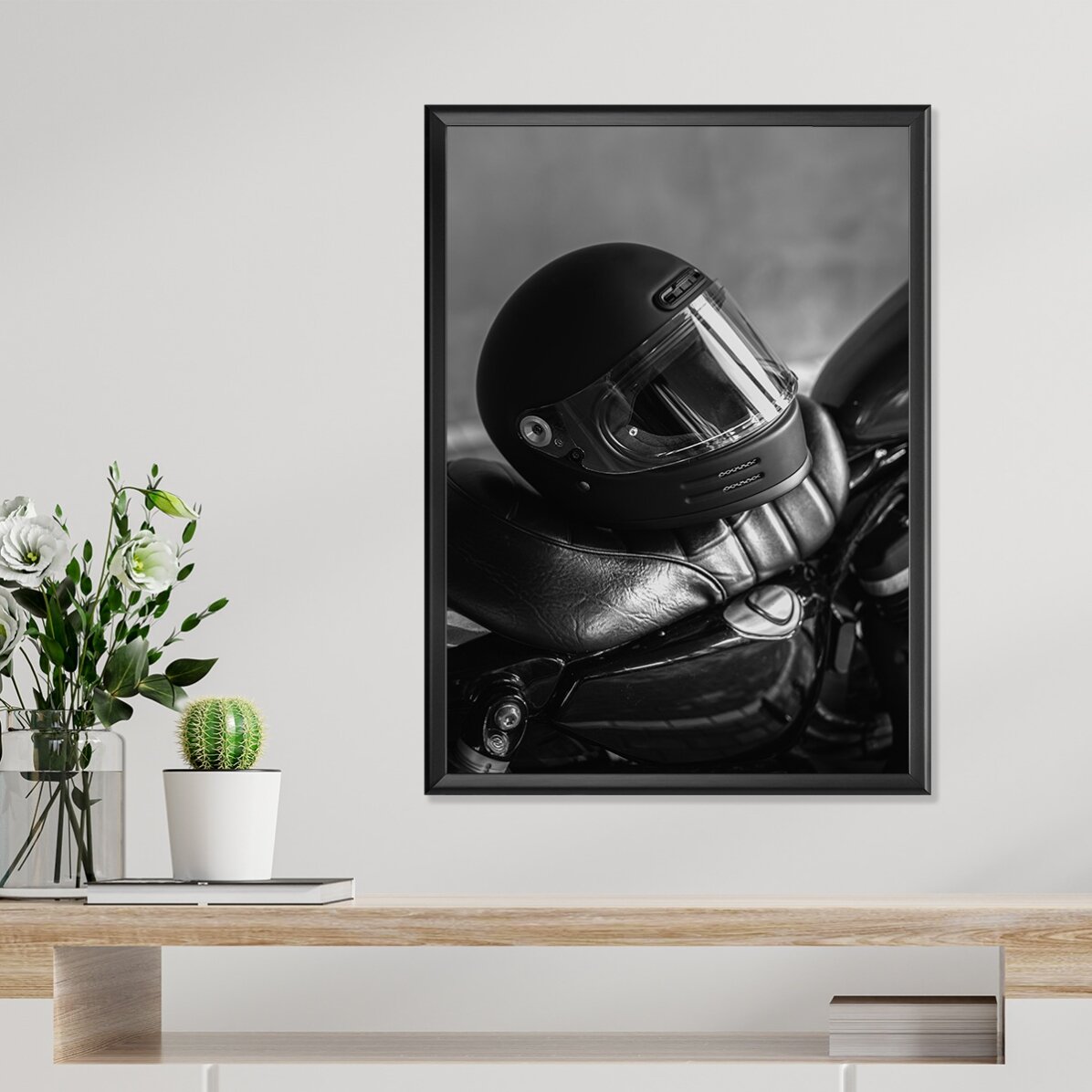 Poster: Motorradhelm