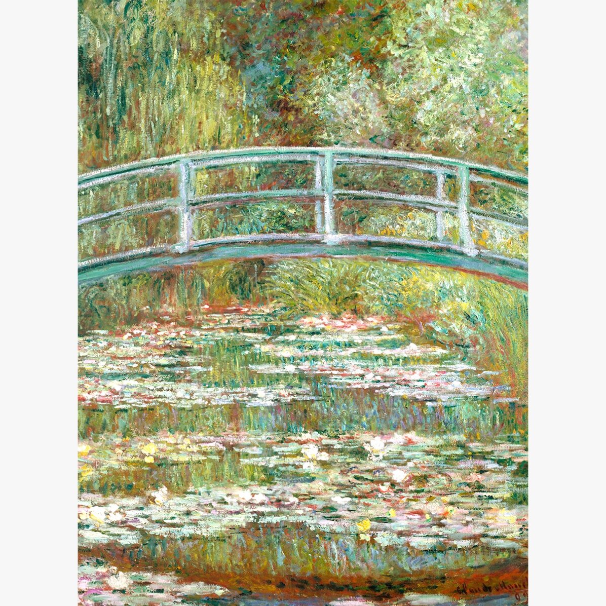 Poster von Claude Monet, „Die Brücke über einen Seerosenteich“, 1899