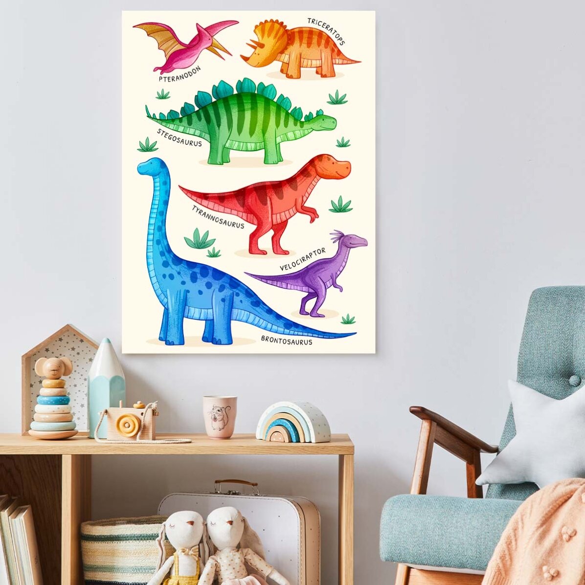 Dinosaurier-Poster