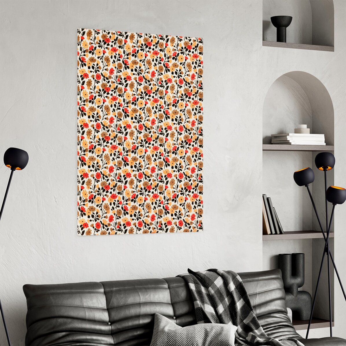 Red and Yellow Flowers Poster