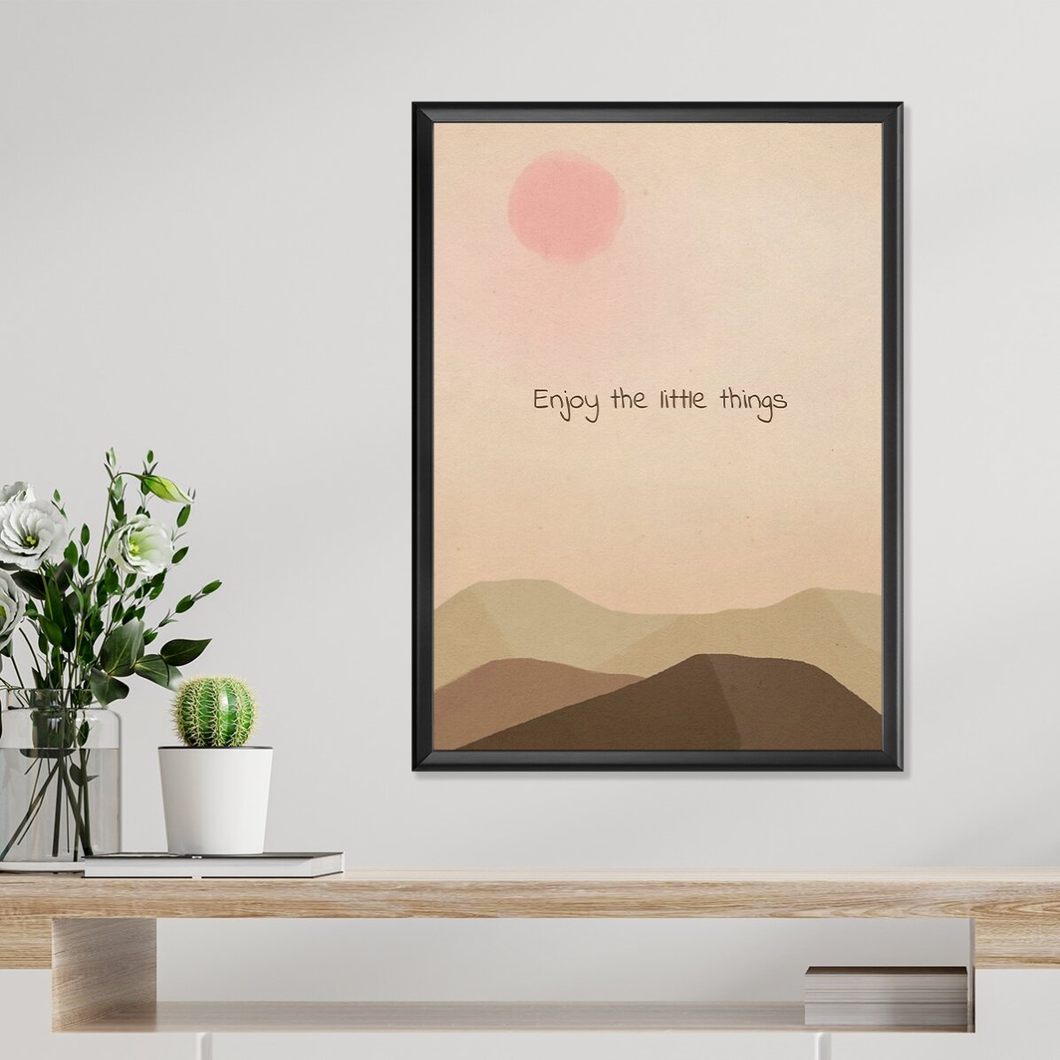 Poster „Enjoy the little things“