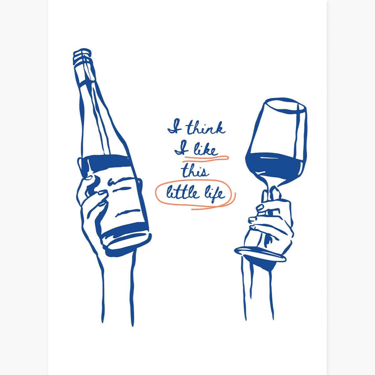 Poster „I like this little life“