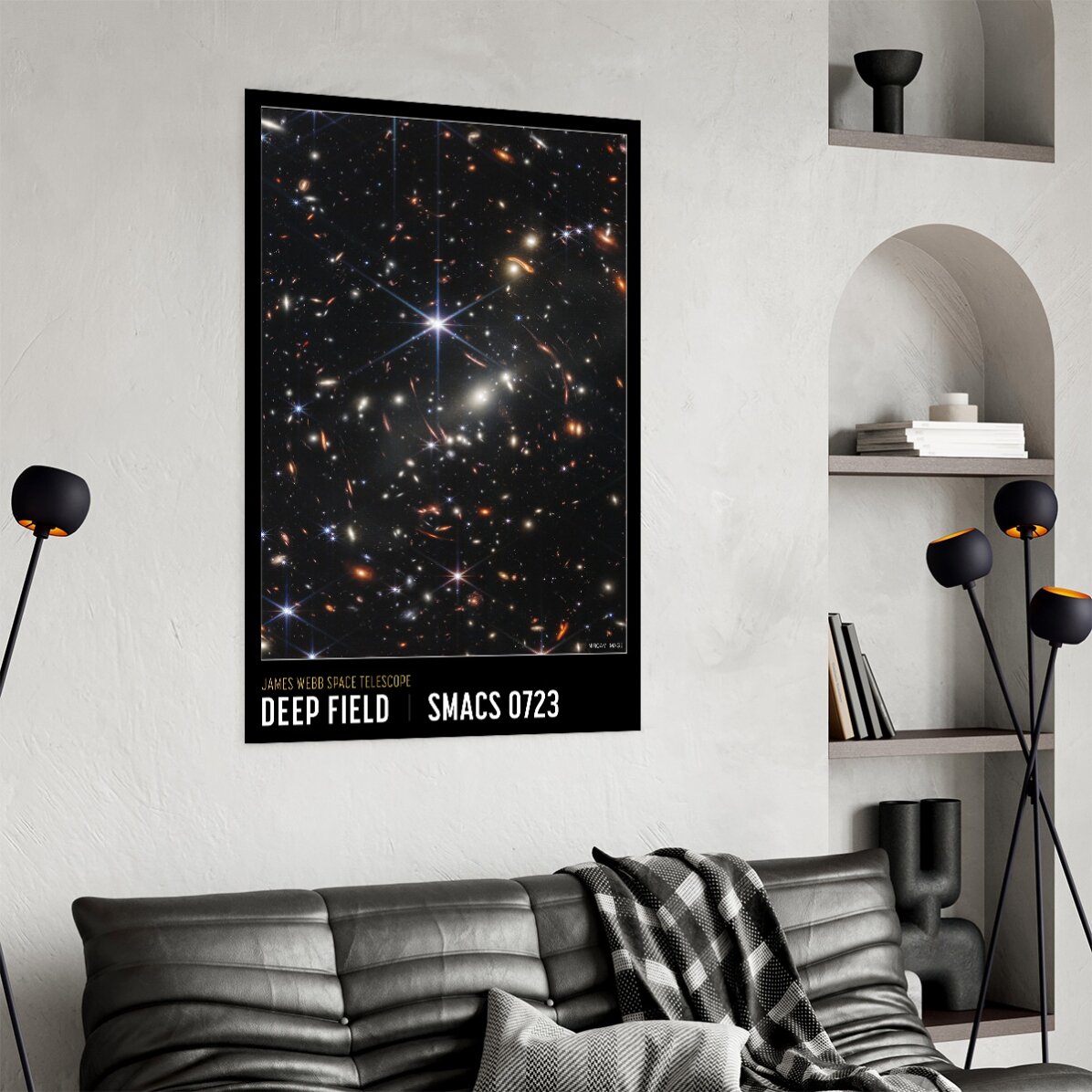 Poster „Entfernte Galaxien“