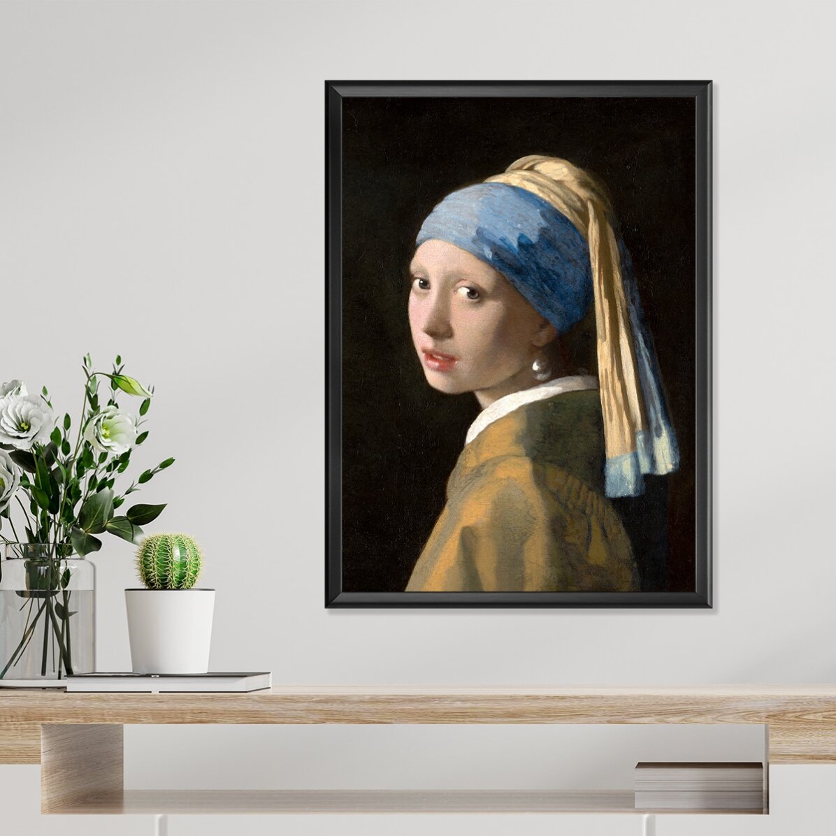 Poster: Johannes Vermeer, Das Mädchen mit dem Perlenohrring, 1665
