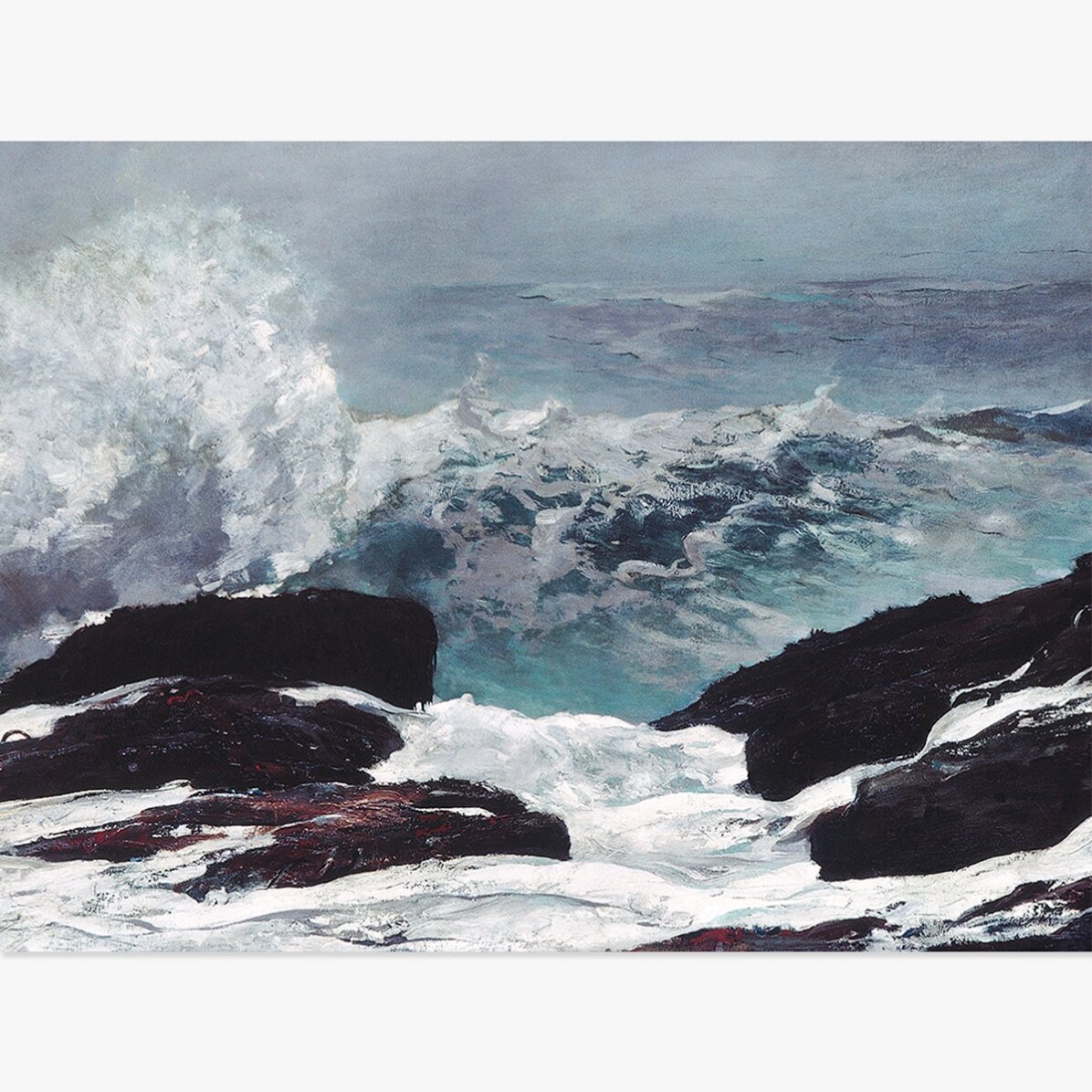 Landscape poster - Winslow Homer - Northeaster 1895