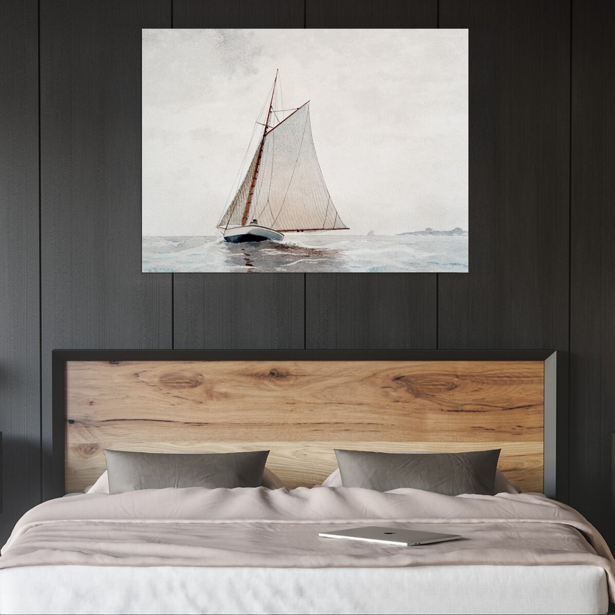 Poster im Querformat – Winslow Homer – Aufbruch vor der Küste von Gloucester, 1880