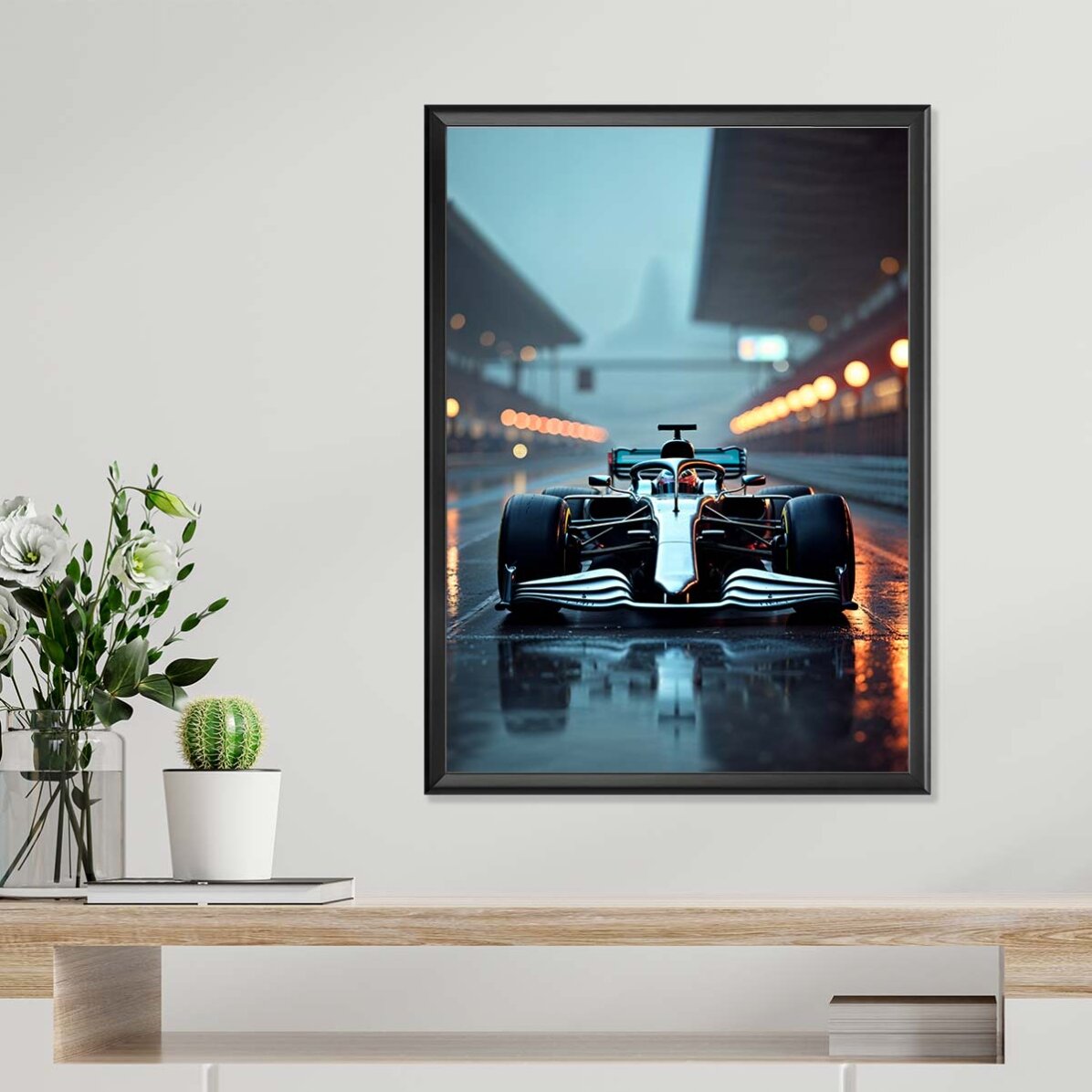 Poster: Formel-1-Rennwagen