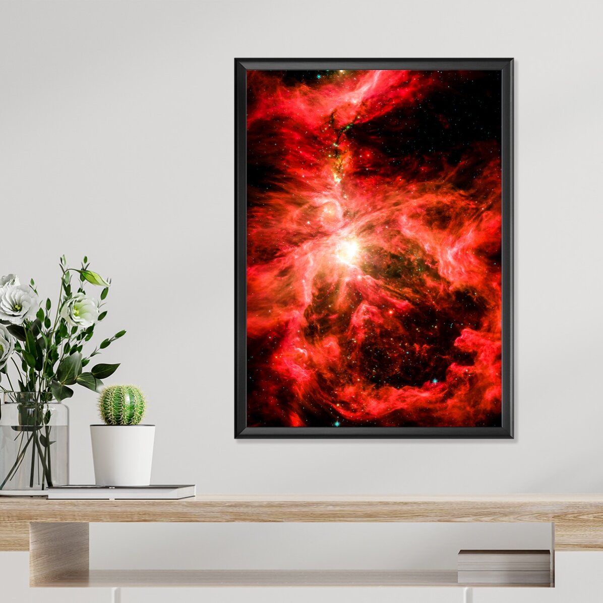 Red Nebula Poster