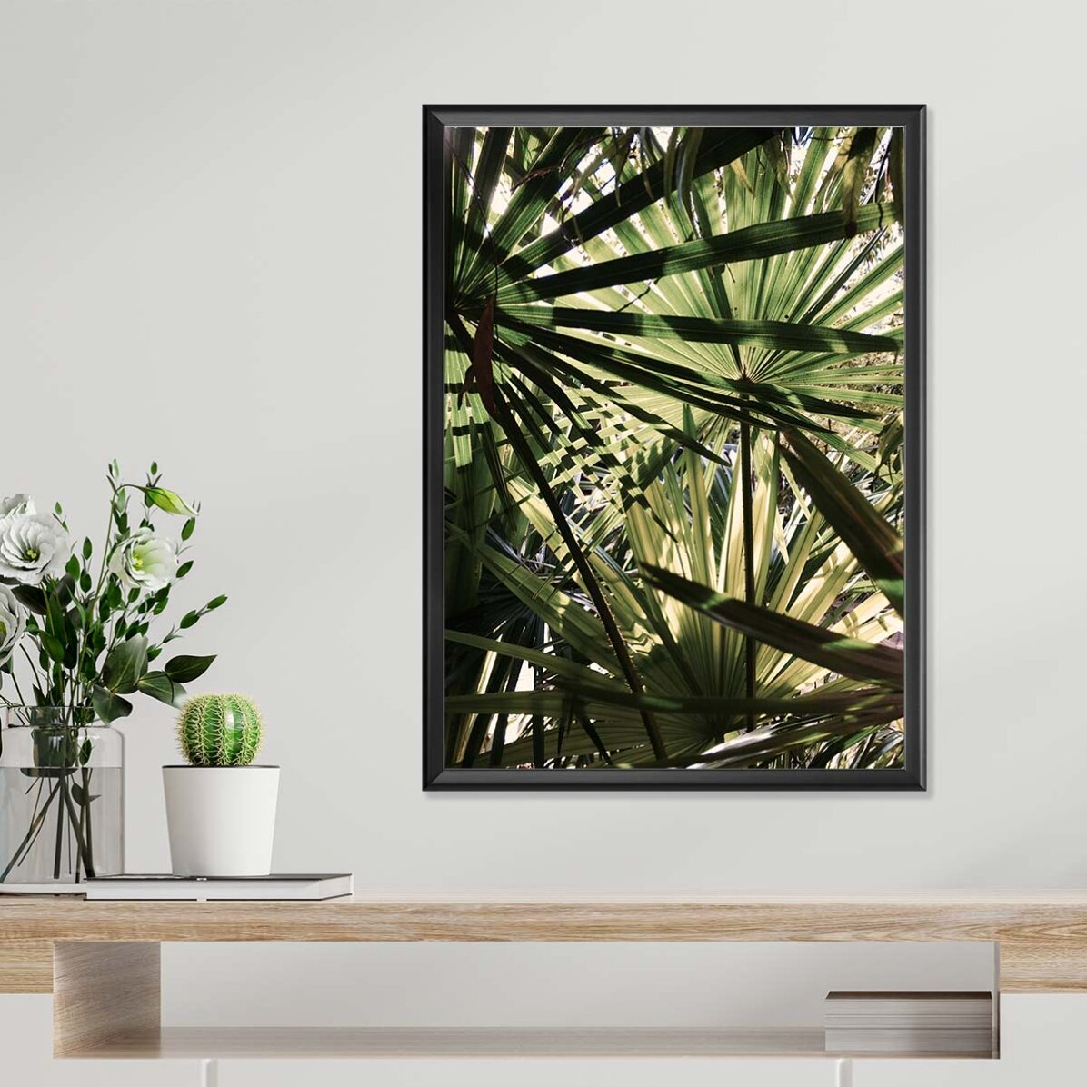 Poster mit Palme