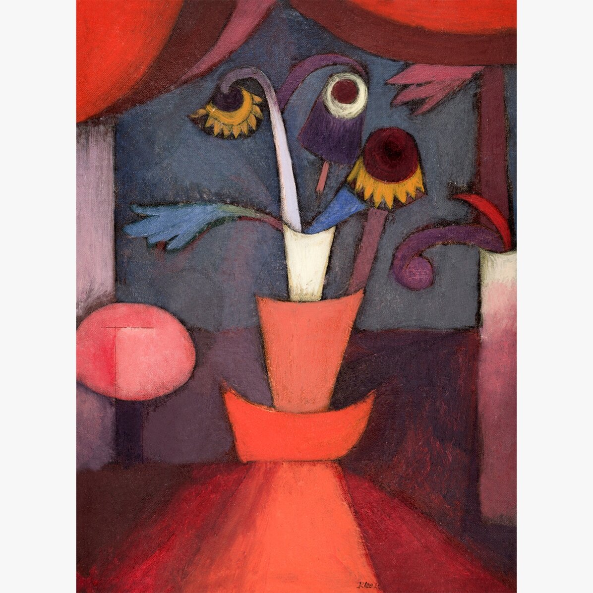 Paul Klee poster, Autumn Flower 1922