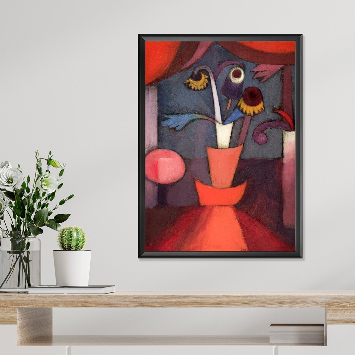 Paul Klee poster, Autumn Flower 1922