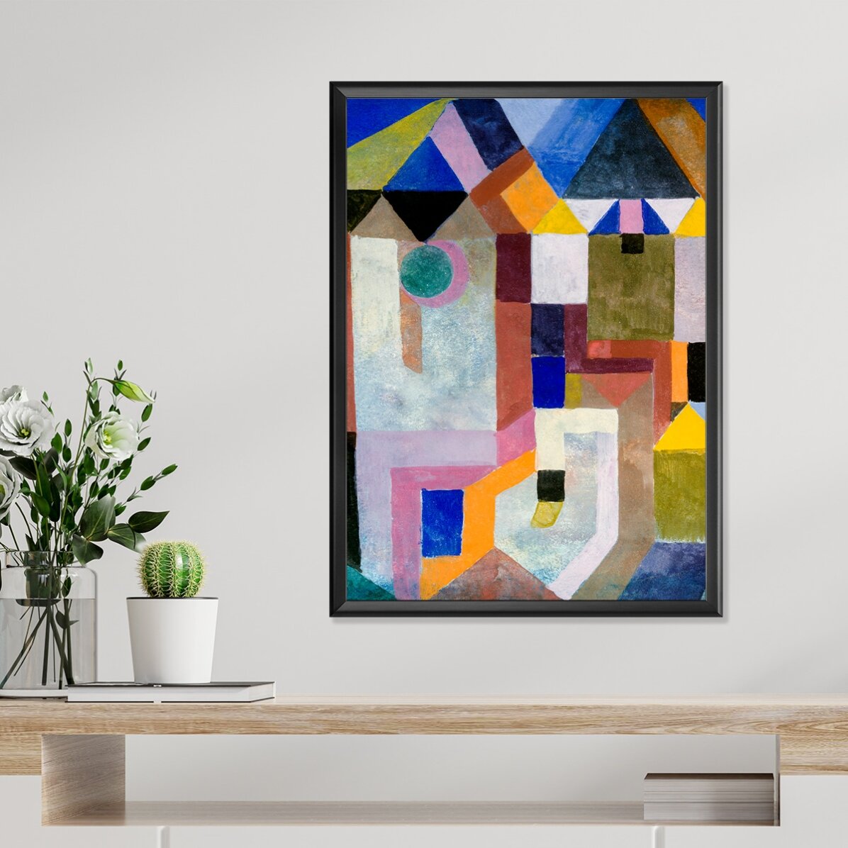 Paul Klee Poster, Colourful Architecture 1917
