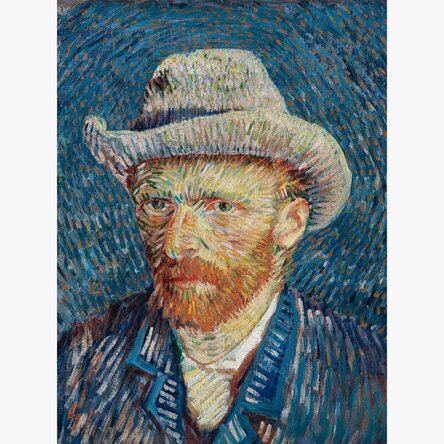 Poster Vincent van Gogh, Self-Portrait with Grey Felt Hat 1887