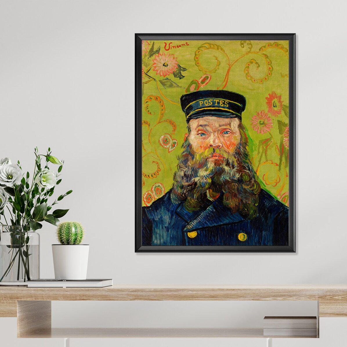 Poster Vincent van Gogh, Postman Joseph Roulin 1889