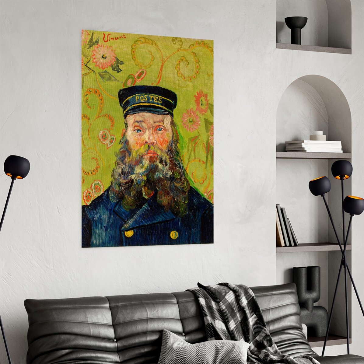 Poster Vincent van Gogh, Postman Joseph Roulin 1889