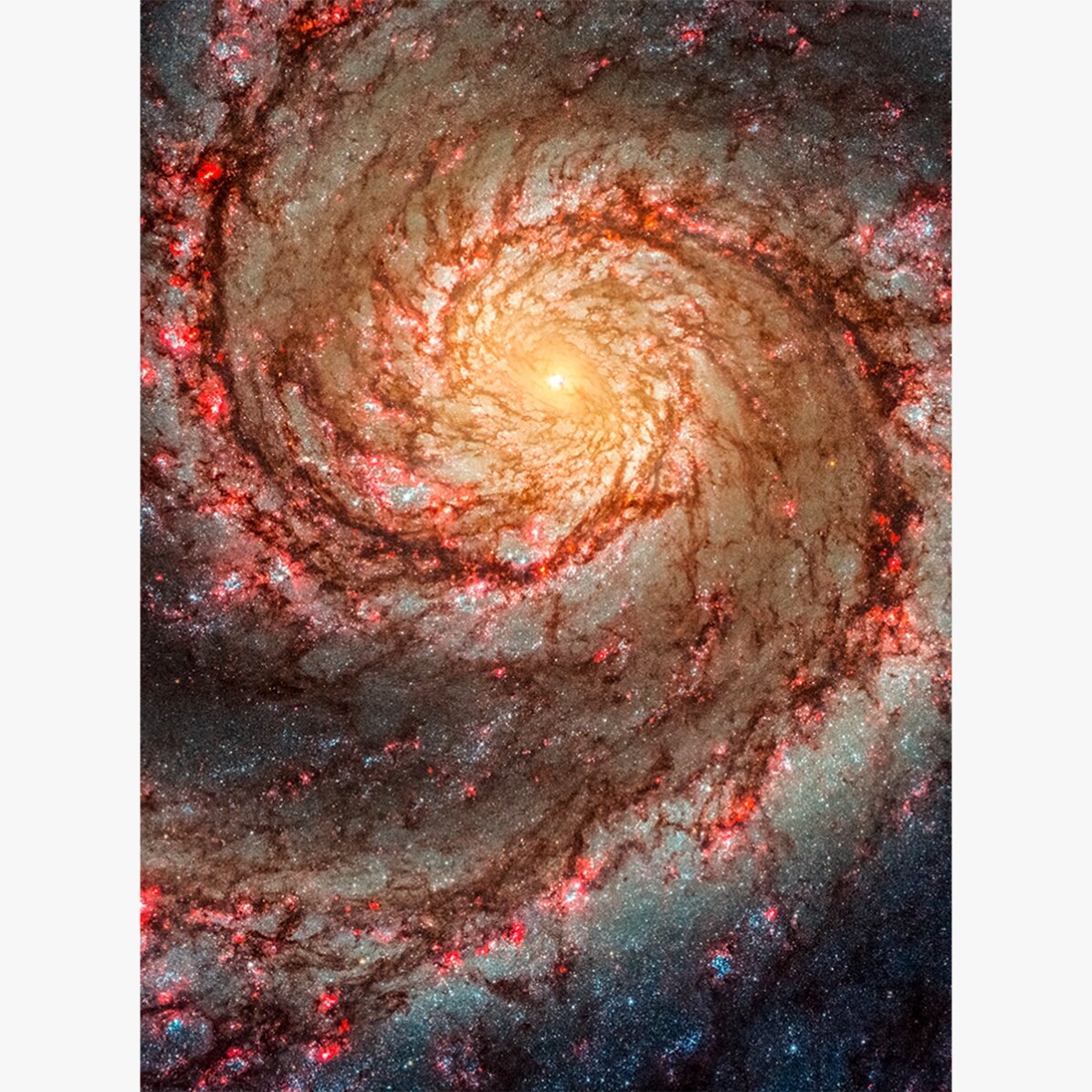 Poster „Whirlpool Galaxy“