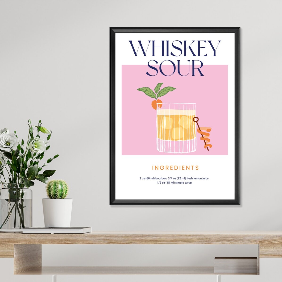 Poster „Whiskey Sour“