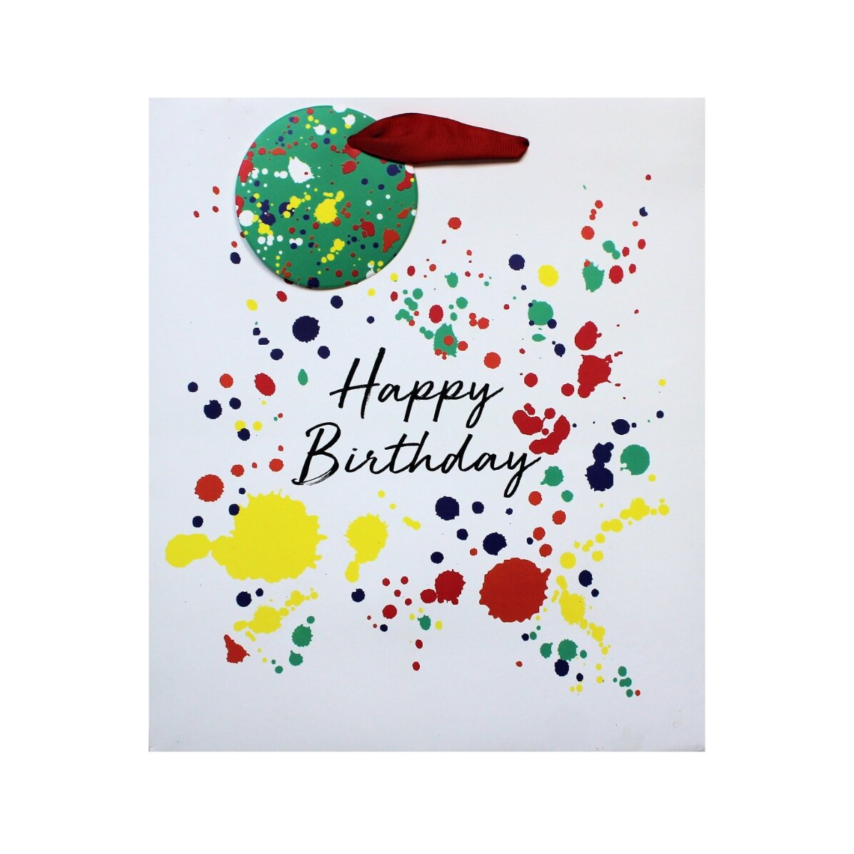 Geschenktüte – Modell „Happy Birthday Splash“