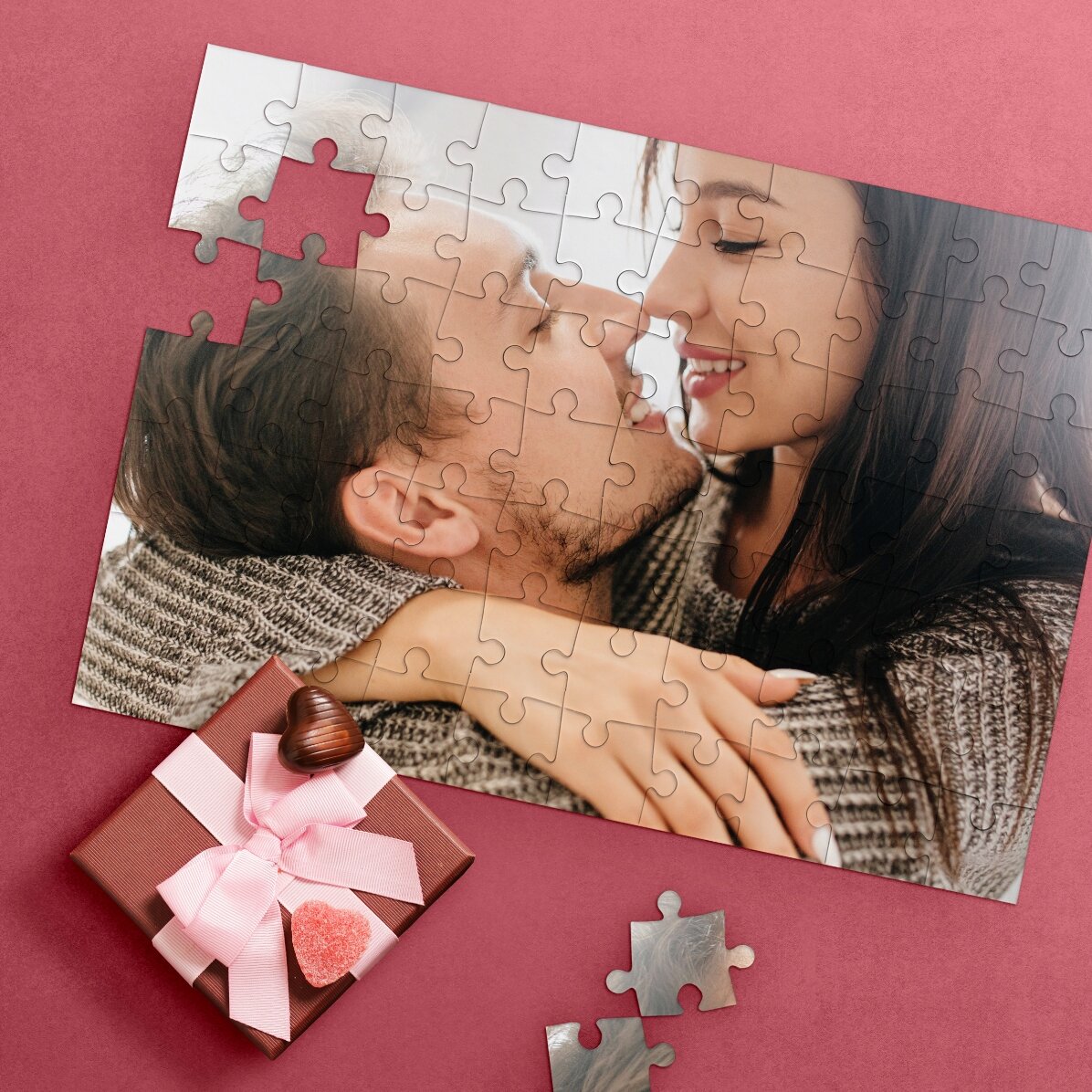 Personalisiertes Puzzle mit einem Foto, 28 x 19 cm