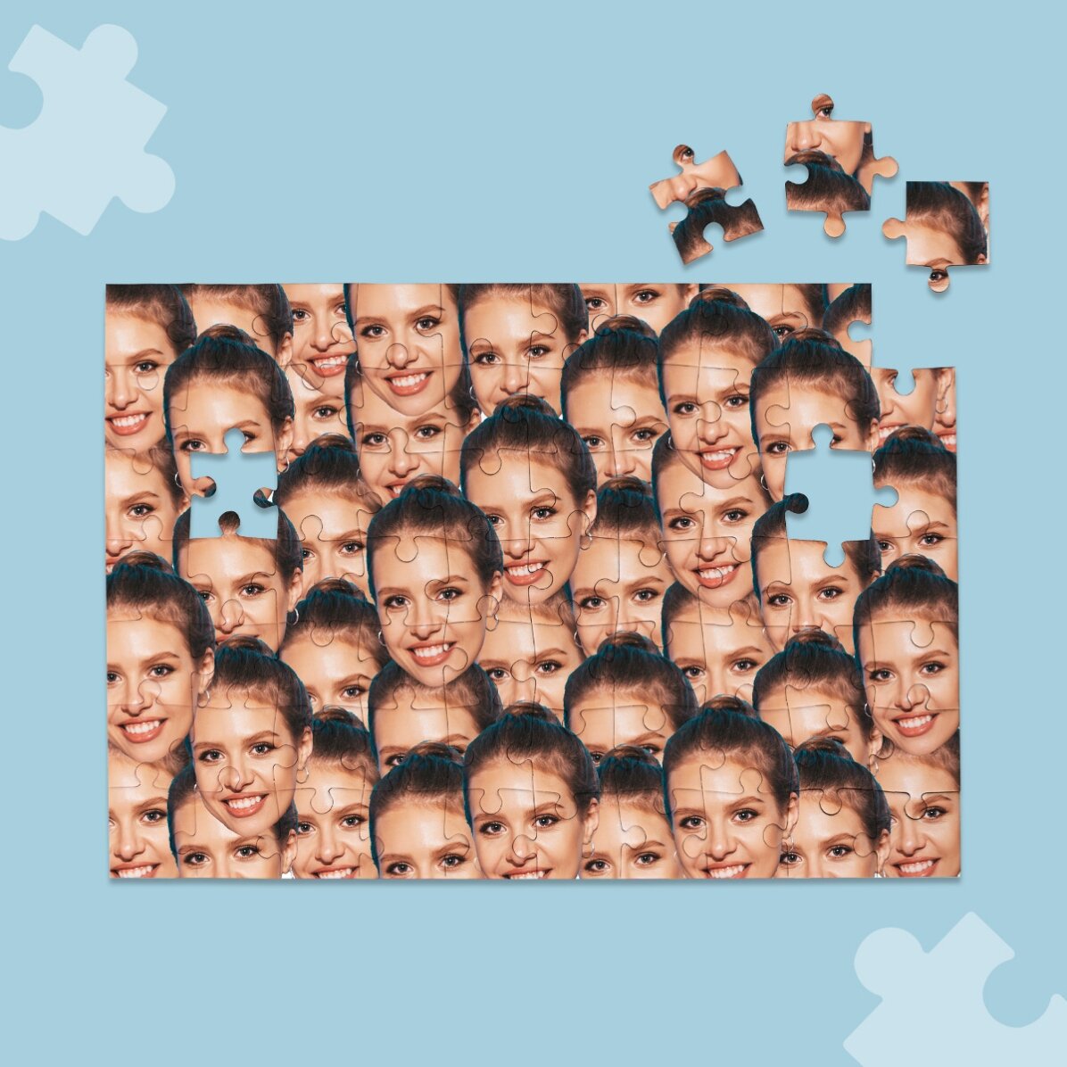 Individuell gestaltetes Puzzle mit einem Foto – Collage