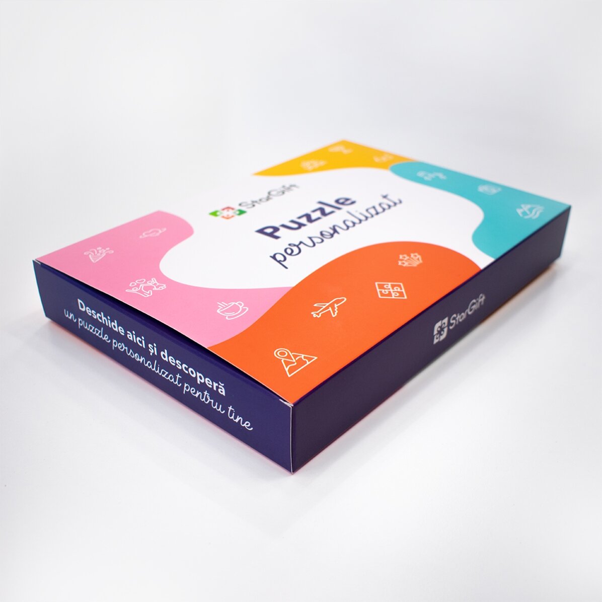 Personalised puzzle with text 24x19 cm - Hidden message