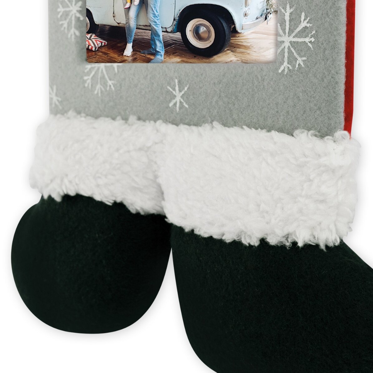 Weihnachtsmann-Fotorahmen mit 3 Fotos – Modell „Theon“