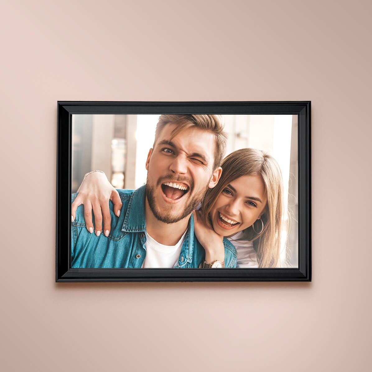 Personalisierter Fotorahmen mit einem Foto – A4 Querformat