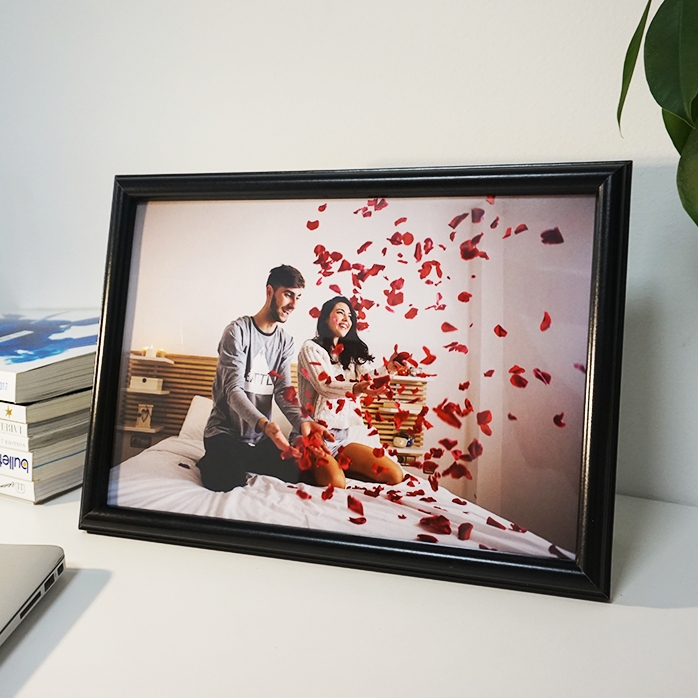 Personalisierter Fotorahmen mit einem Foto – A4 Querformat