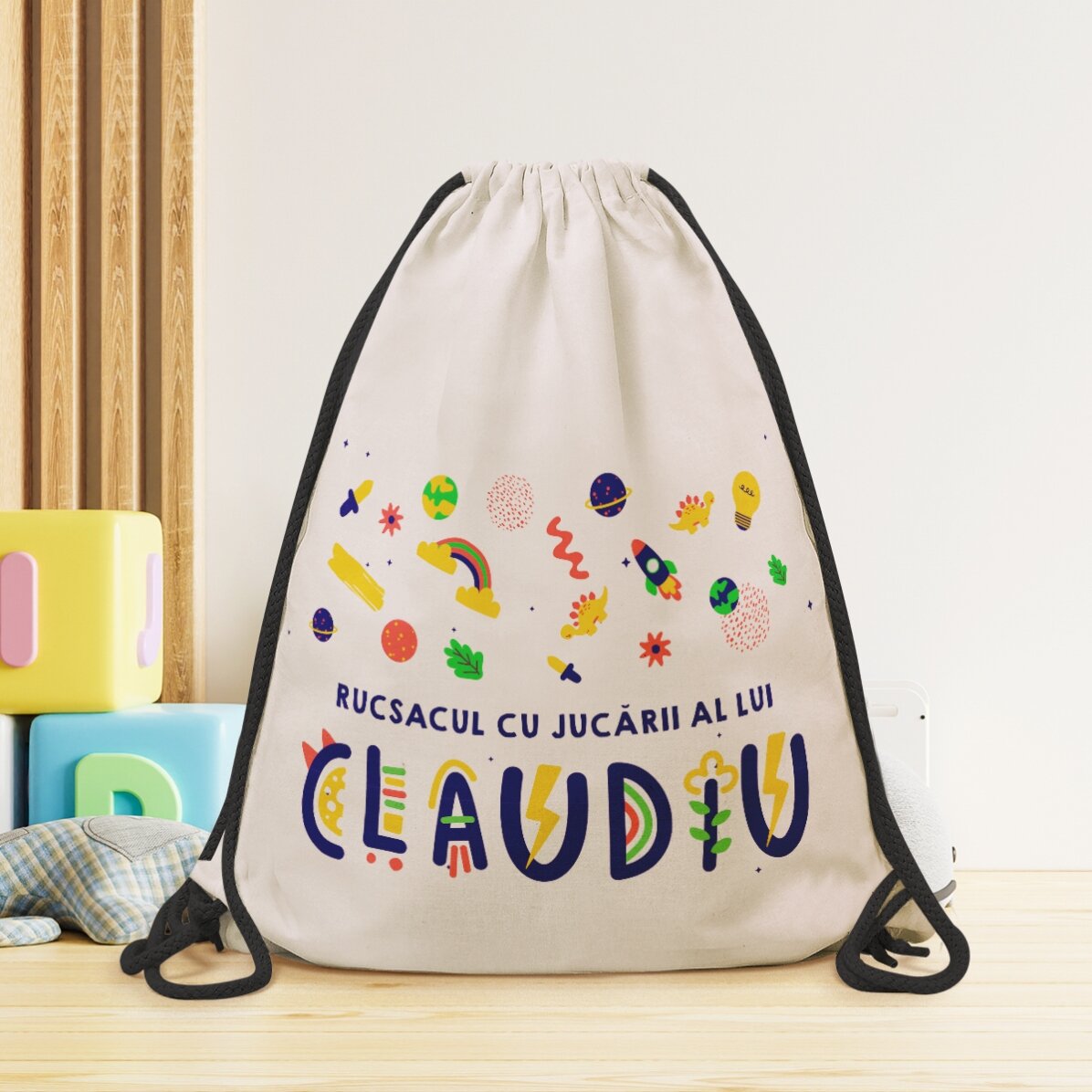 Personalisierter Rucksack mit Aufdruck – Spielzeug