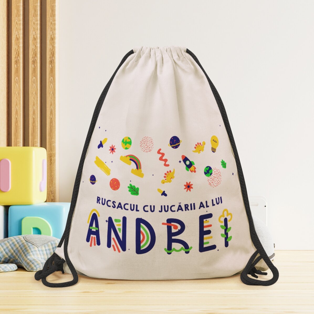 Personalisierter Rucksack mit Aufdruck – Spielzeug