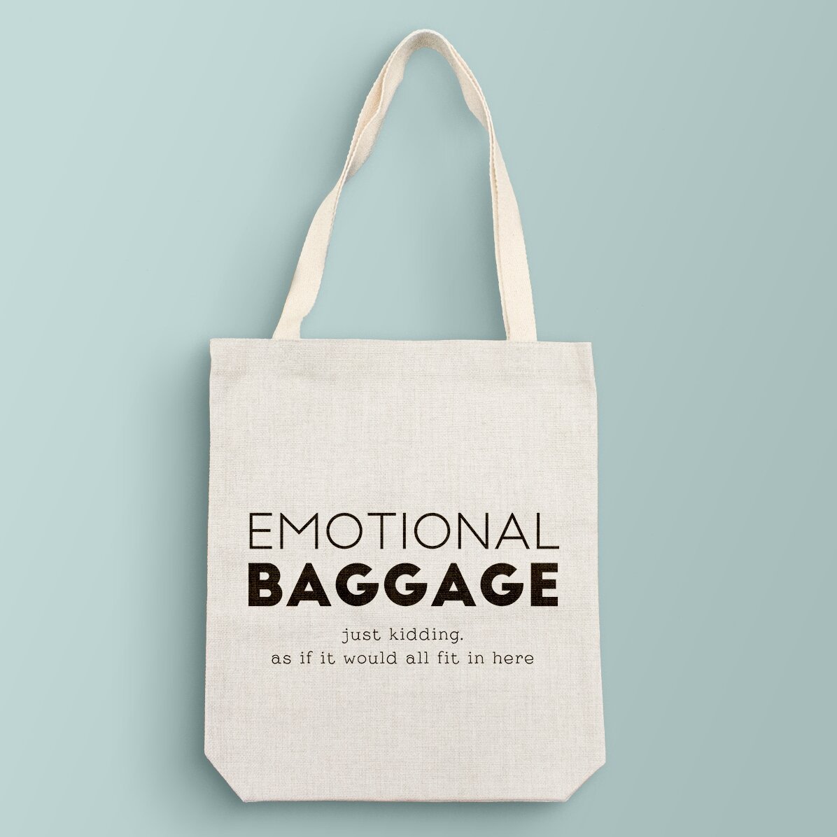 Personalisierte Tasche mit Aufdruck – Emotional Baggage