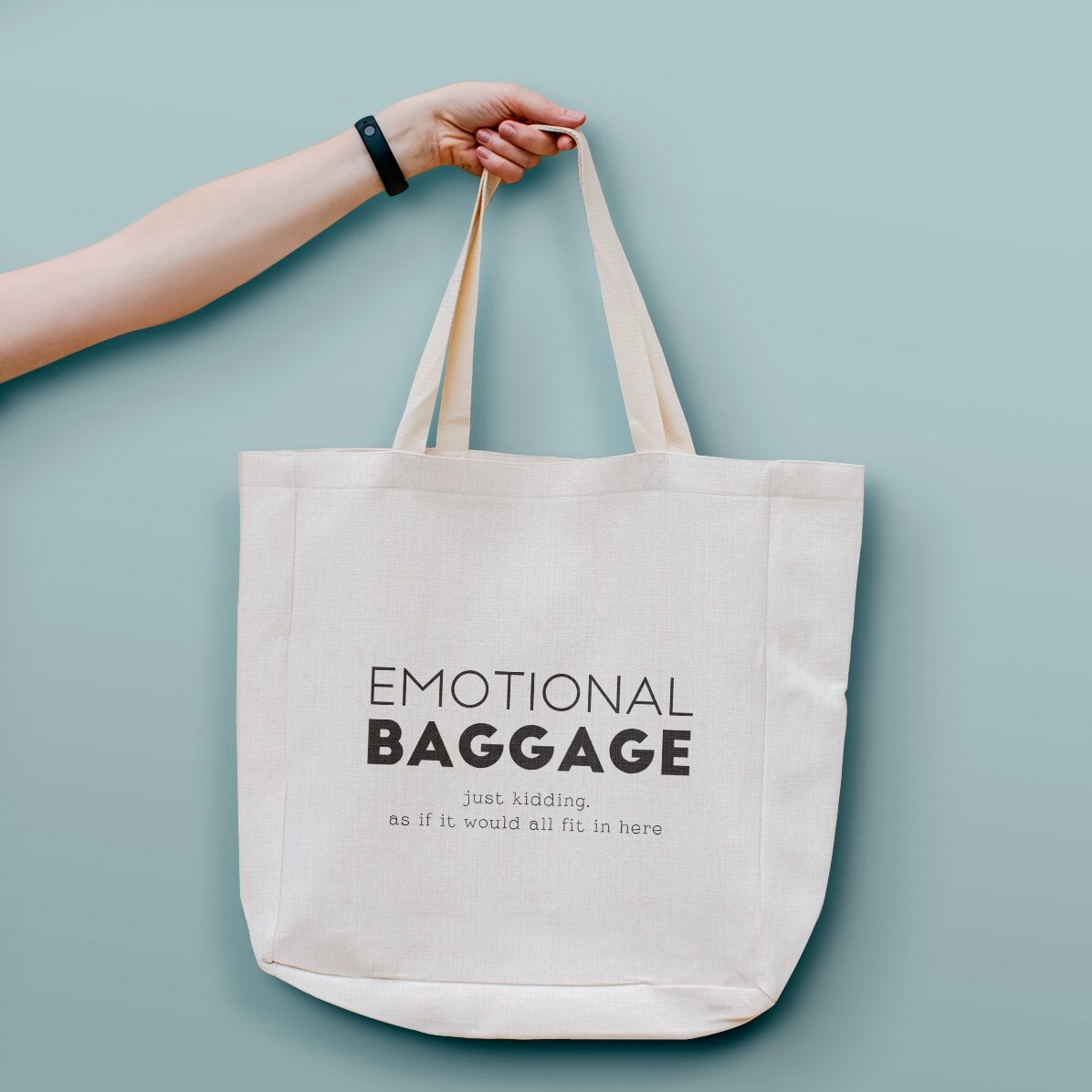 Personalisierte Tasche mit Aufdruck – Emotional Baggage