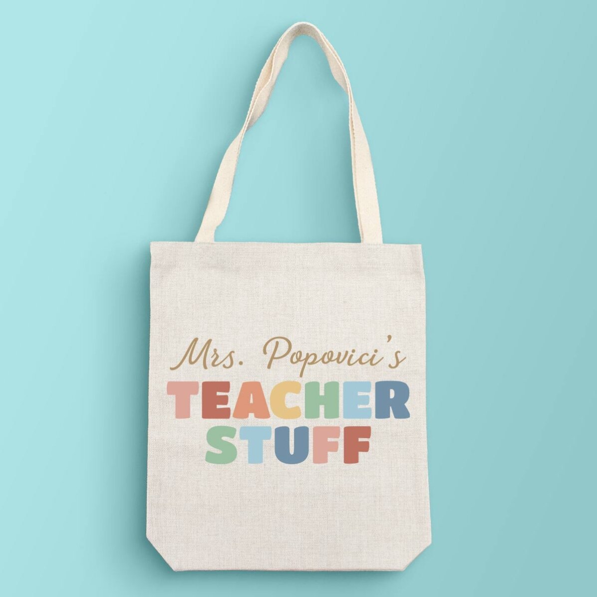 Personalisierte Tasche mit Aufdruck – Teacher