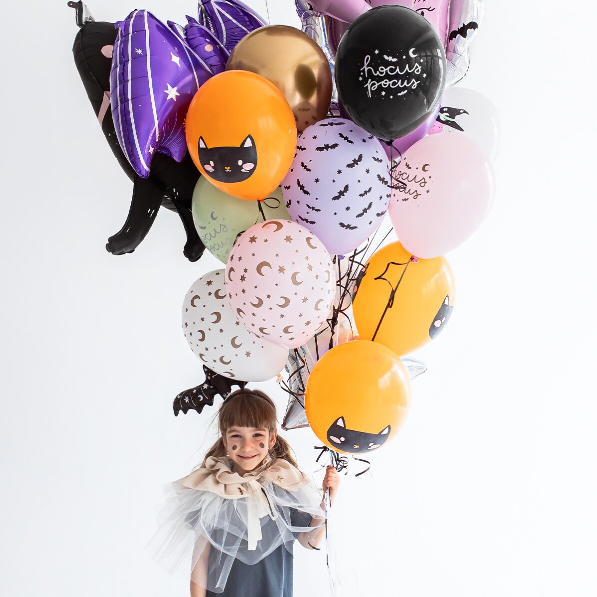 6er-Set Halloween-Luftballons – Hocus Pocus