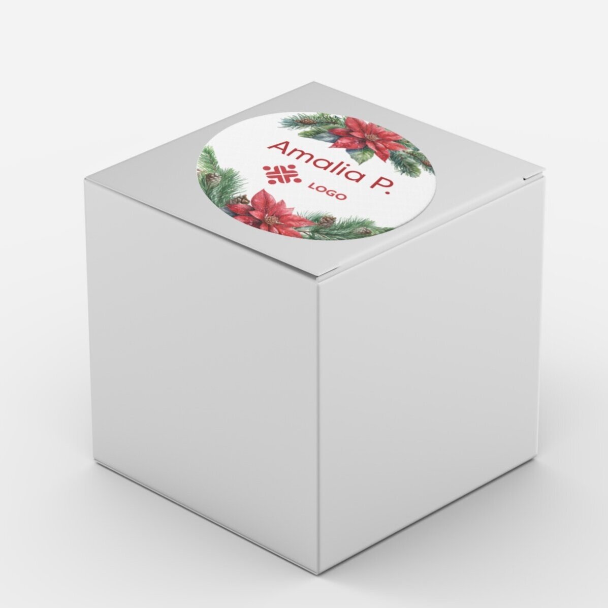 Personalisiertes Weihnachtsgeschenkset mit Logo und Botschaft – Weihnachten