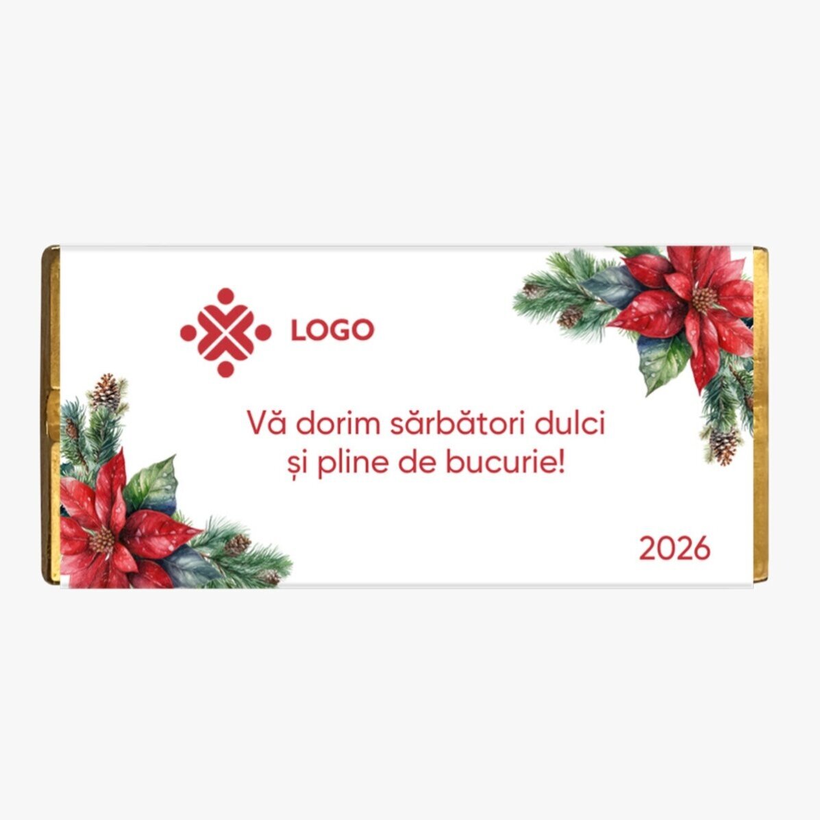 Personalisiertes Weihnachtsgeschenkset mit Logo und Botschaft – Weihnachten