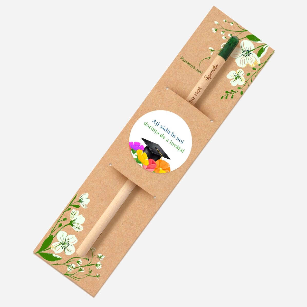 Personalisiertes Geschenkset für Lehrerinnen mit persönlicher Botschaft und Logo