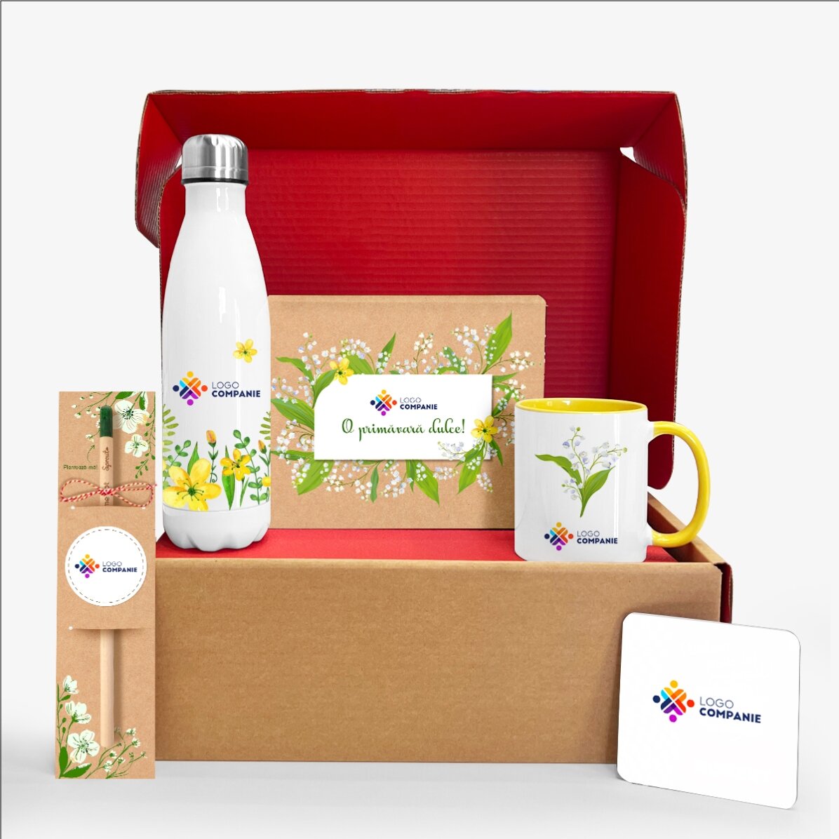 Personalisiertes Geschenkset mit Logo – 1. und 8. März