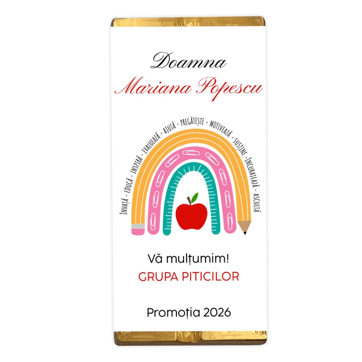 Personalisiertes Geschenkset für Erzieherinnen/Lehrerinnen