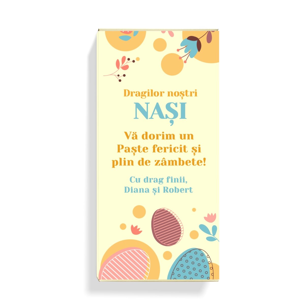 Personalisiertes Geschenkset für Paten – Frohe Ostern