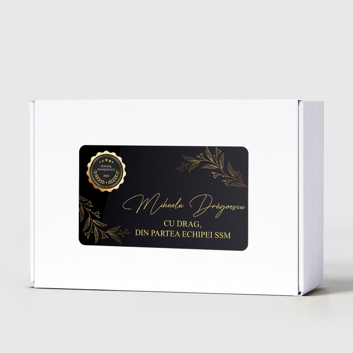 Personalisiertes Geschenkset zum Ruhestand