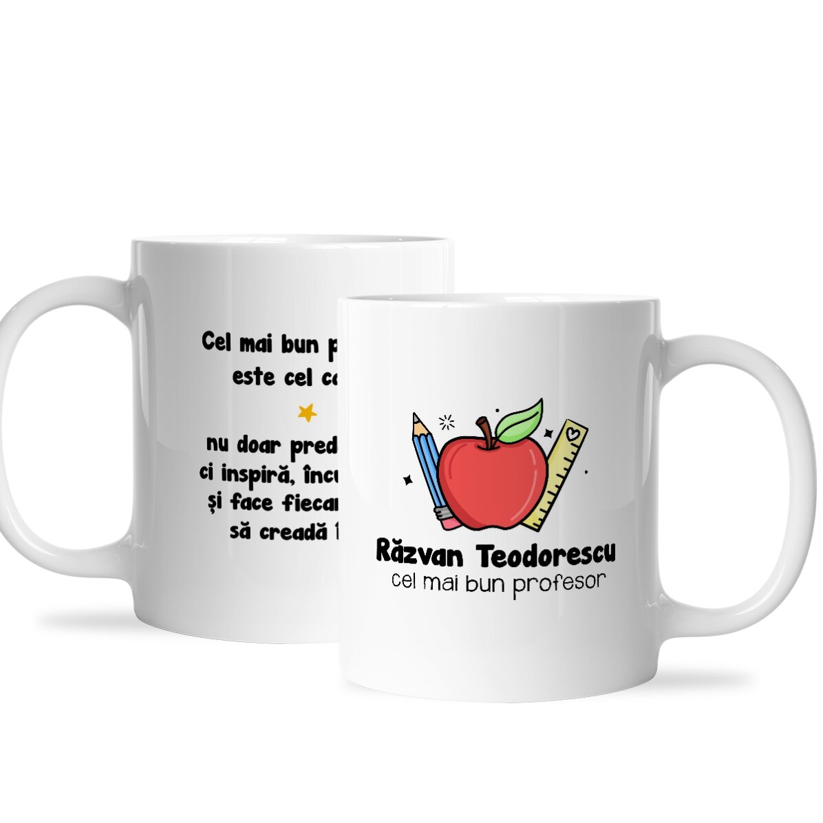 Personalisiertes Geschenkset zum Schuljahresbeginn – Lehrer/Lehrerinnen
