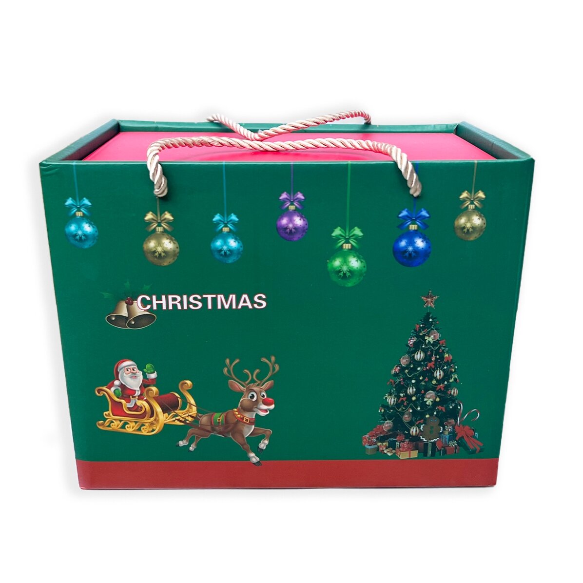 Weihnachts-Geschenkset mit 2 Tassen und einer Teekanne