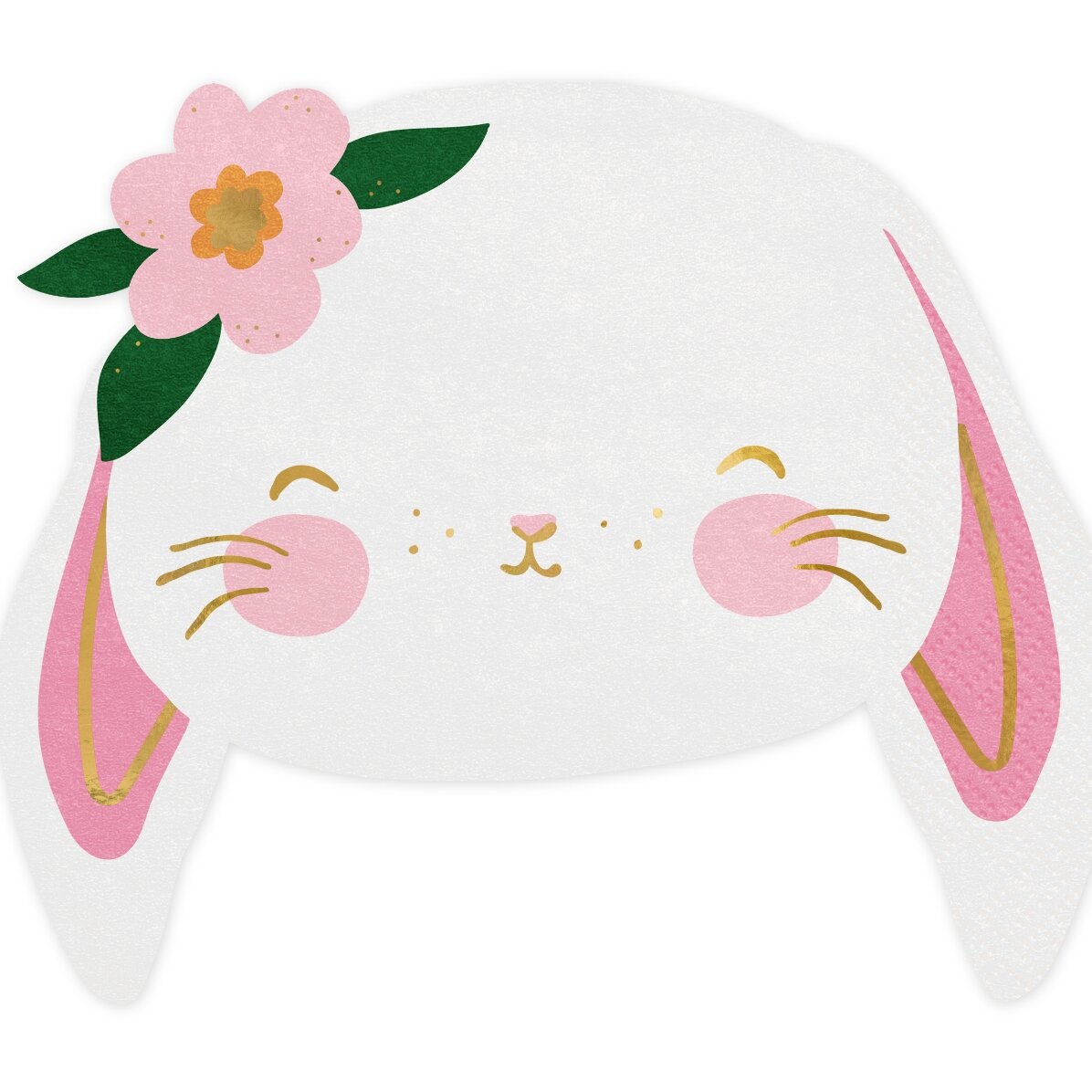 Set mit 20 dekorativen Servietten – Bunny