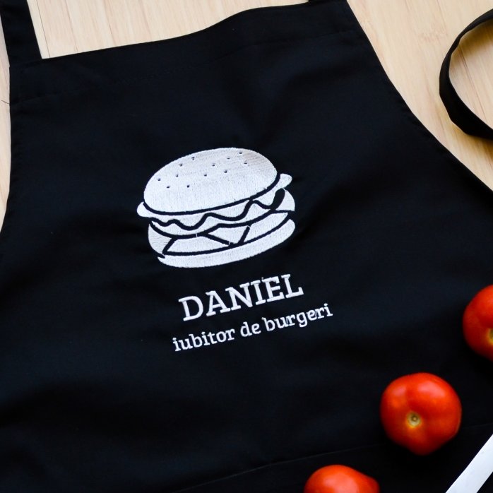 Individuelle Schürze – Burger-Liebhaber