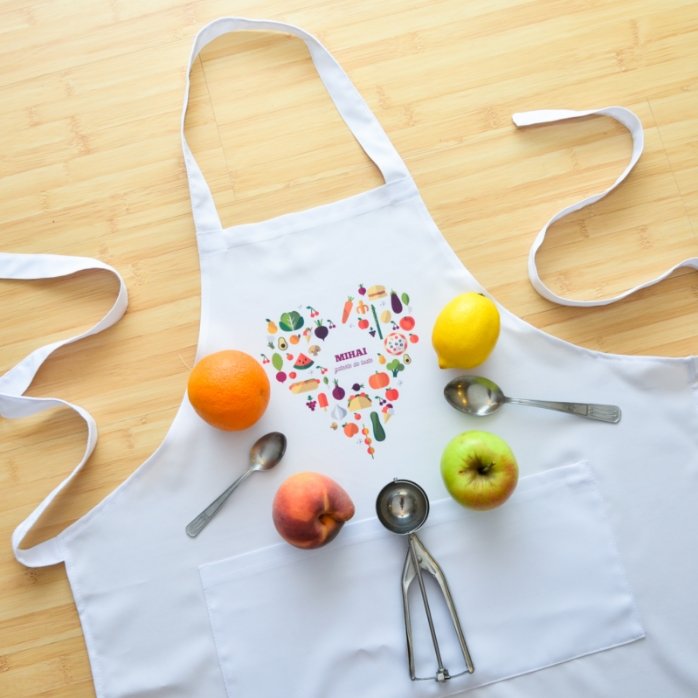 Individuell gestaltete Tasse mit Text – Motiv „Heart Food“