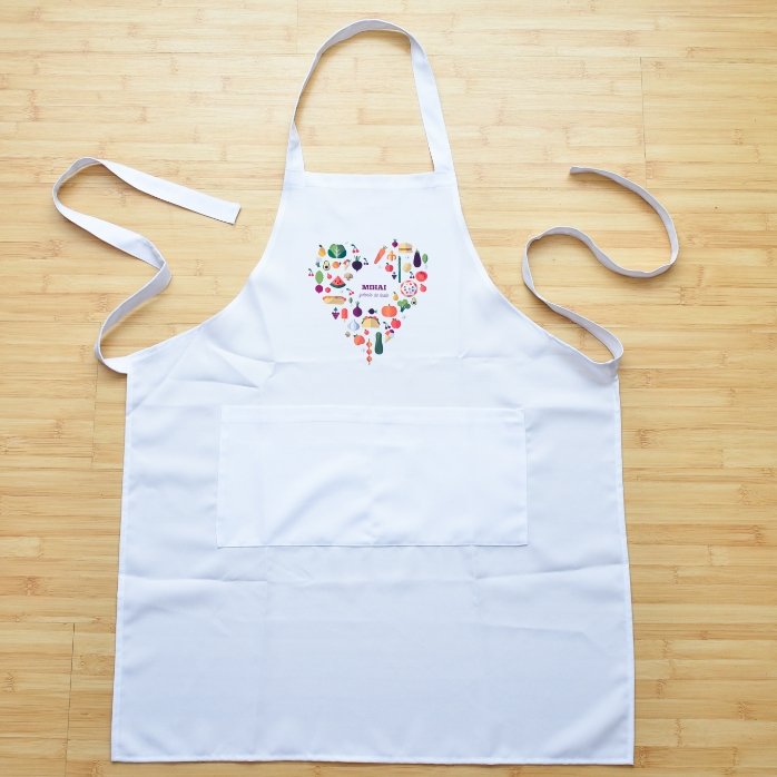 Individuell gestaltete Tasse mit Text – Motiv „Heart Food“