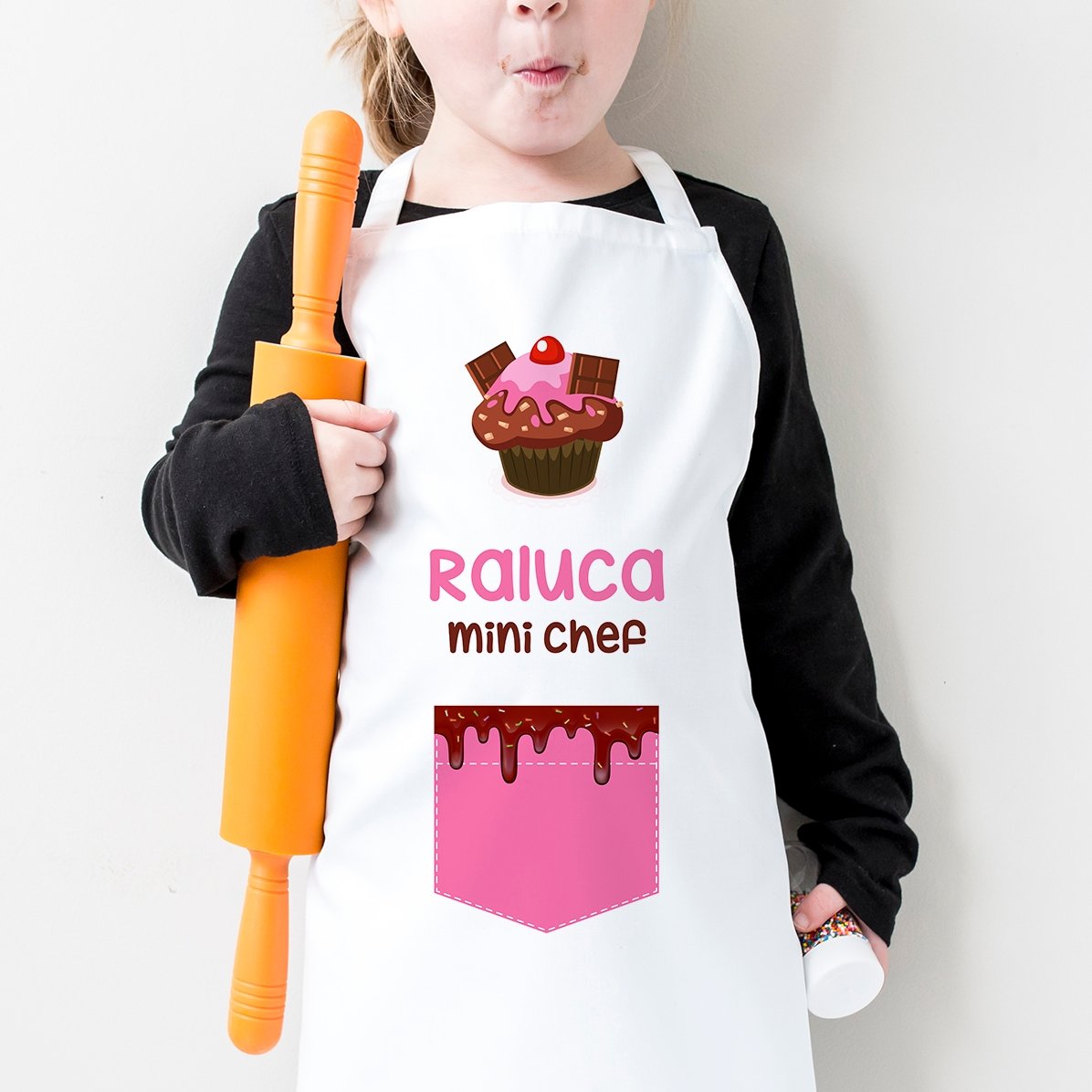 Individuell gestaltete Kinder-Tasse mit Text – Glasur