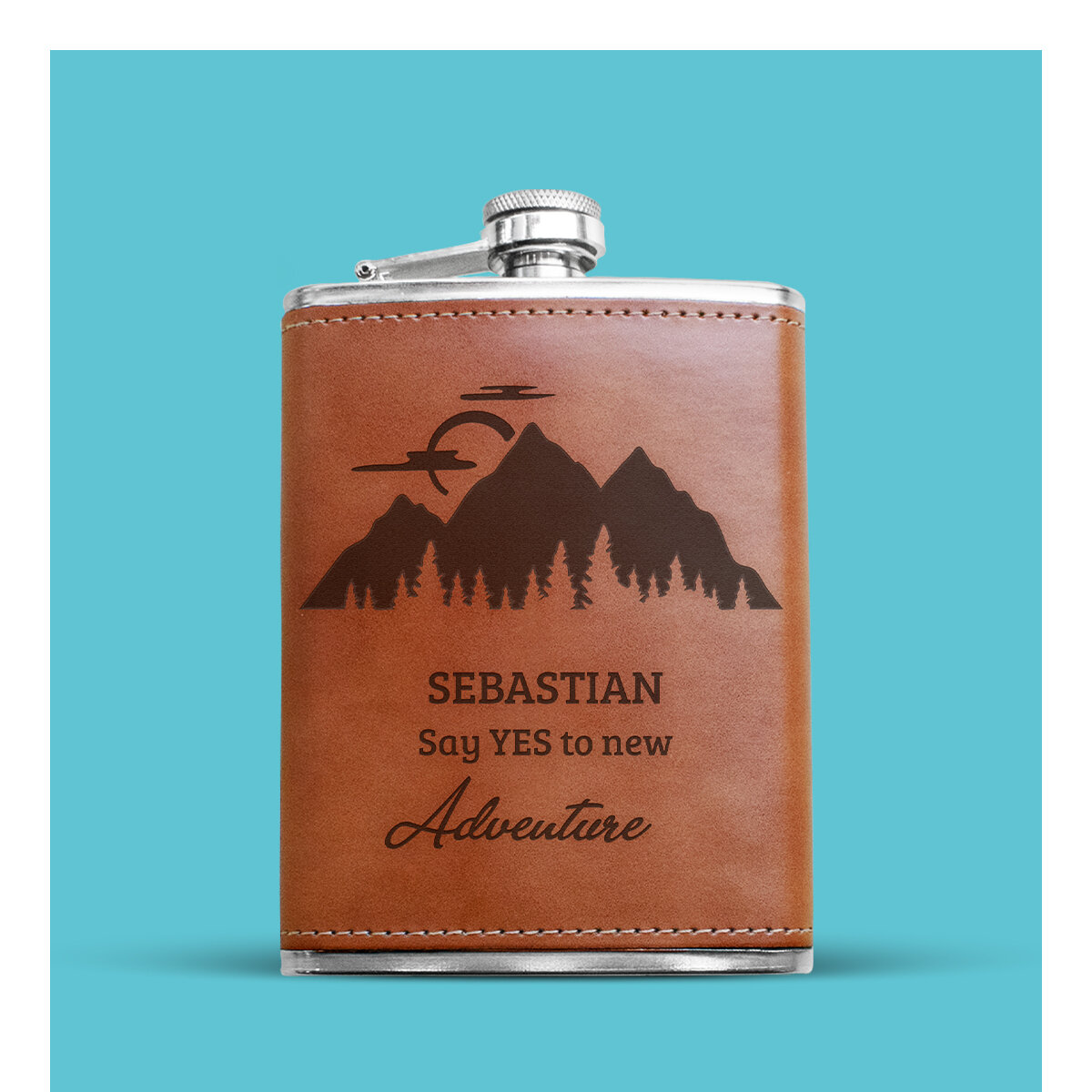 Personalisierte Taschenflaschen