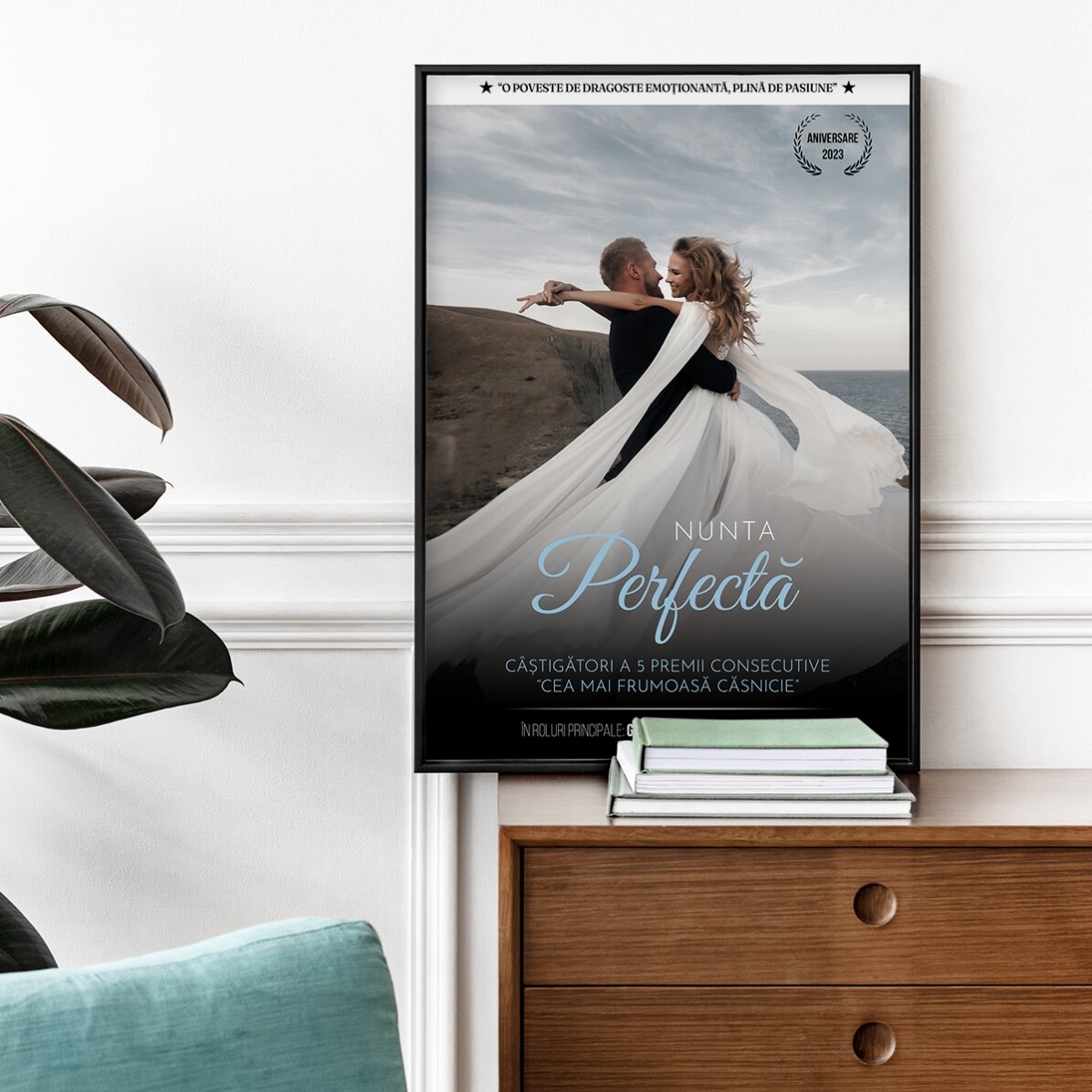 Individuell gestaltetes Bild mit Foto und Botschaft – Filmplakat